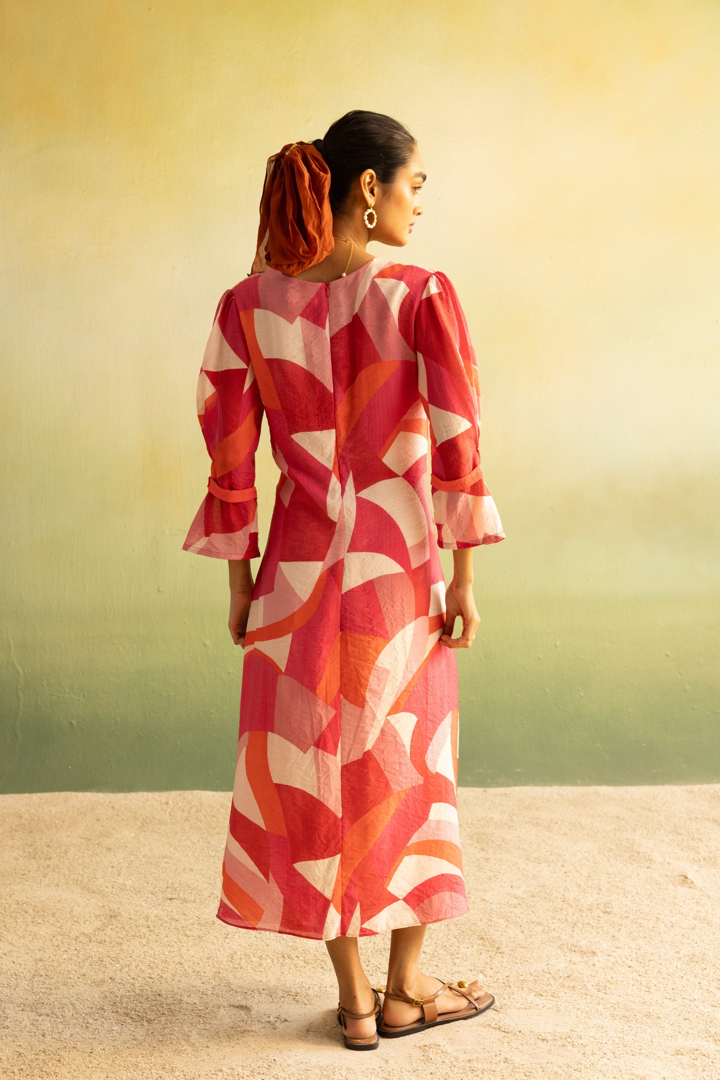 Terra Blush Fluid Dress