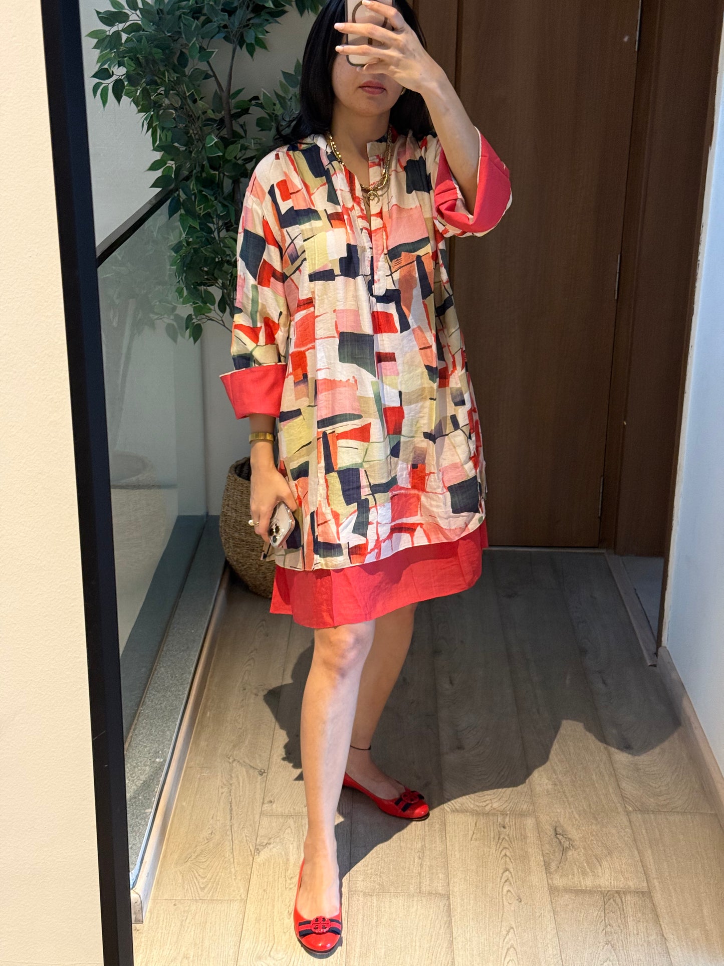 Crimson dress
