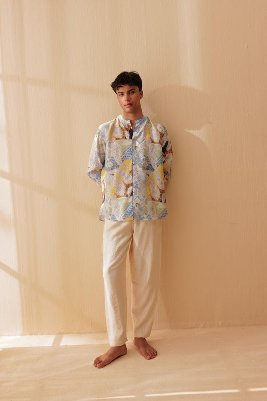 Fay Shirt With Holly Cream Pants
