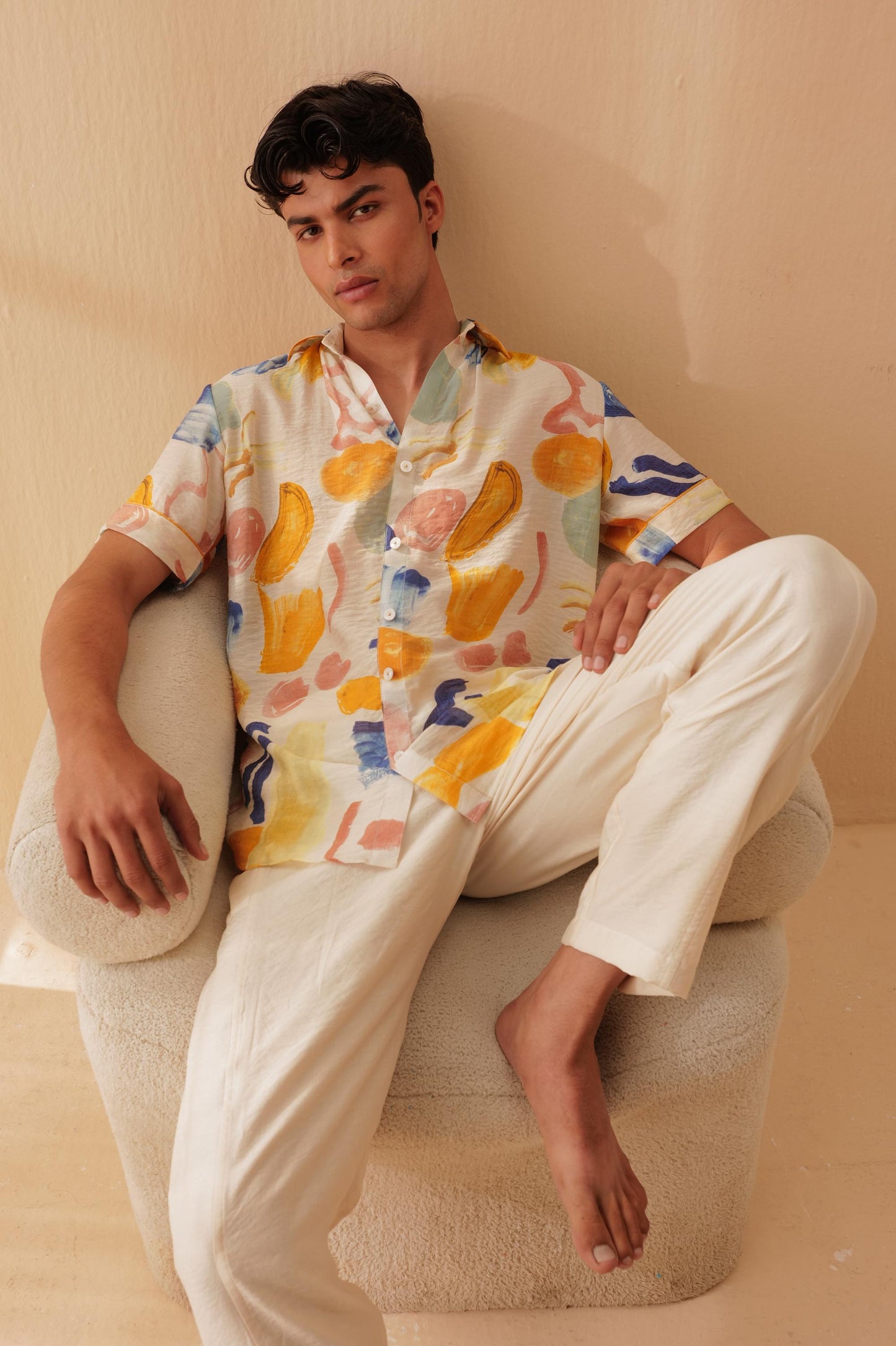 Lance Shirt With Holly Cream Pants