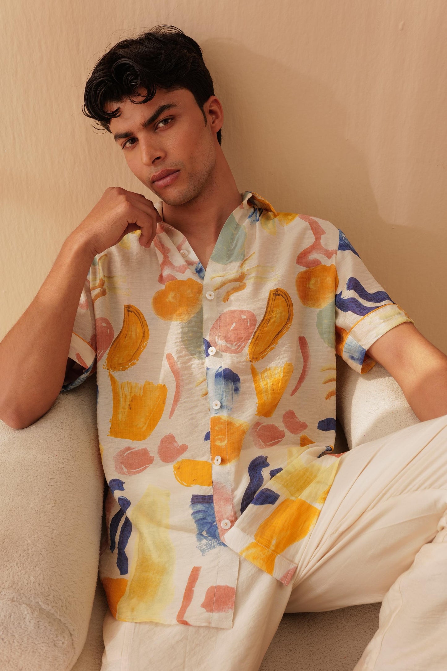 Lance Shirt With Holly Cream Pants