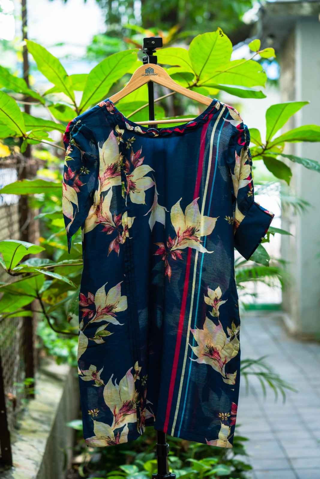 Blue bloom dress