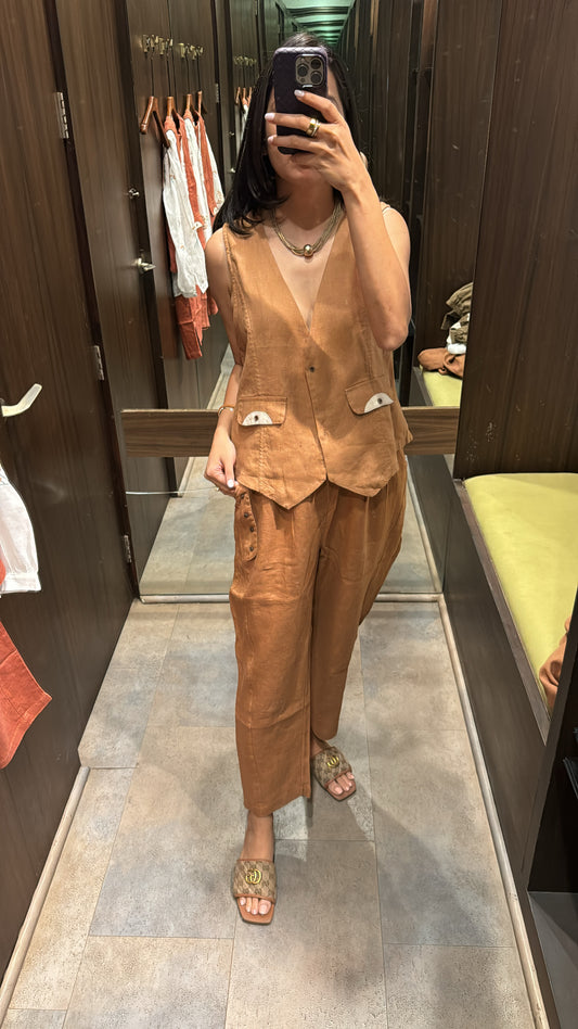 Honey brown co-ord set