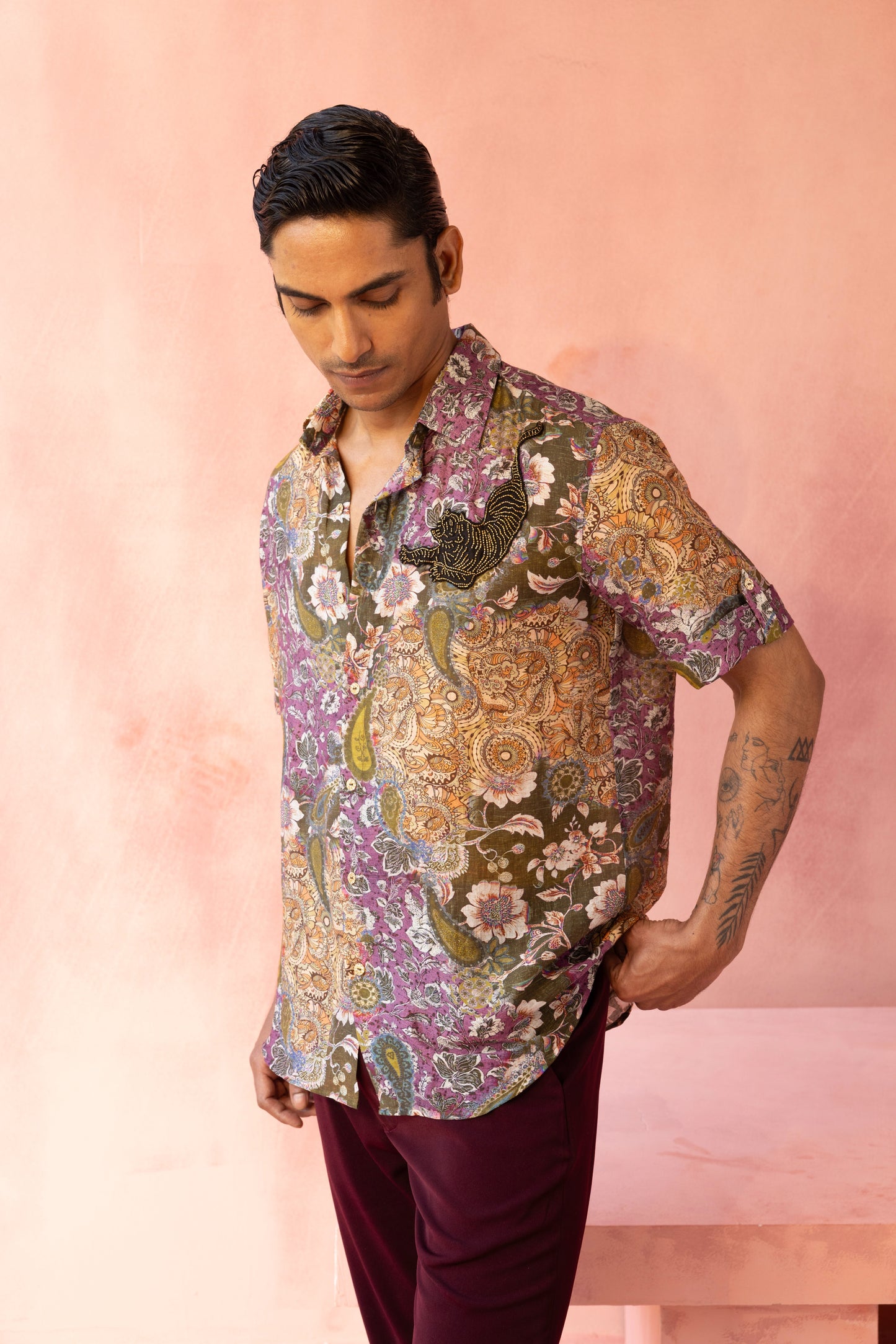 Mulberry Paisley Shirt