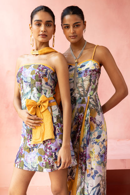 Twin Bloom Mini Dress