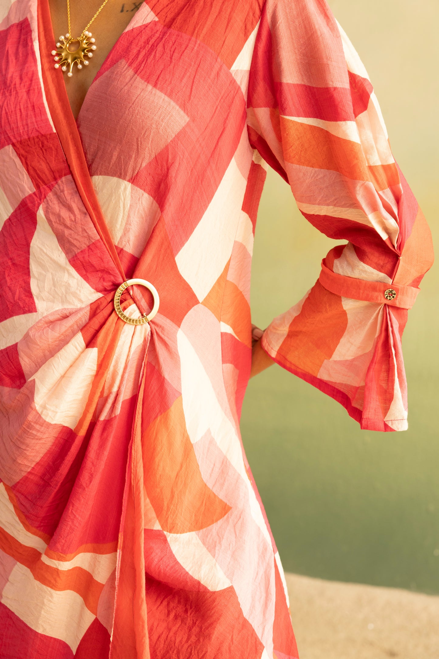 Terra Blush Fluid Dress