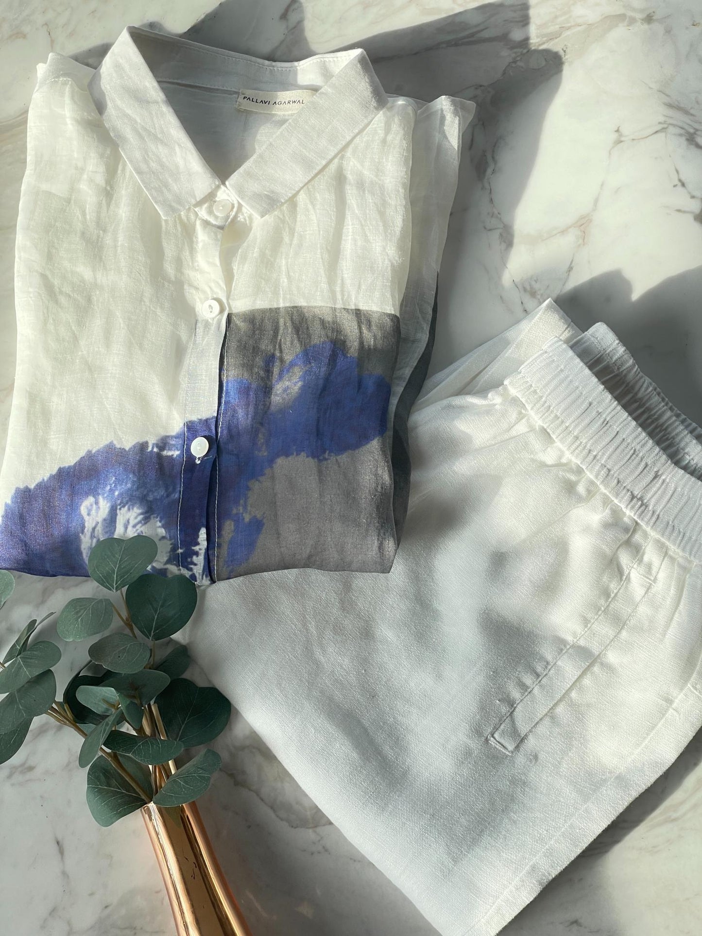 White artwork shirt