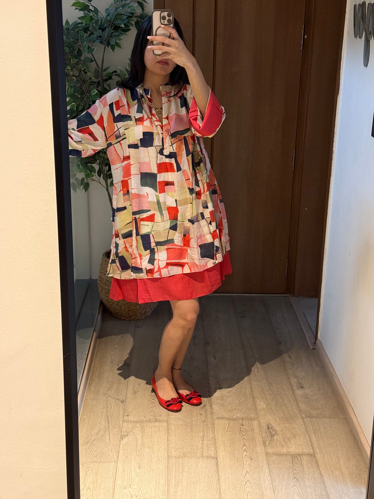 Crimson dress