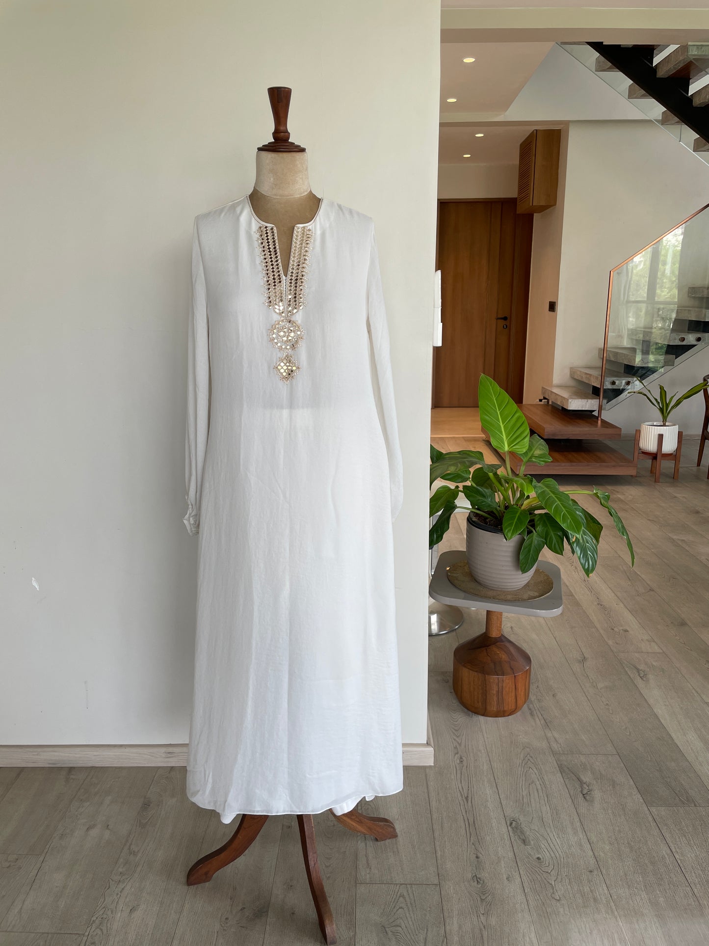 GOLD MIRROR WORK KURTA