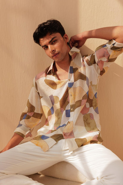 Jacob Shirt With Mateo White Pants