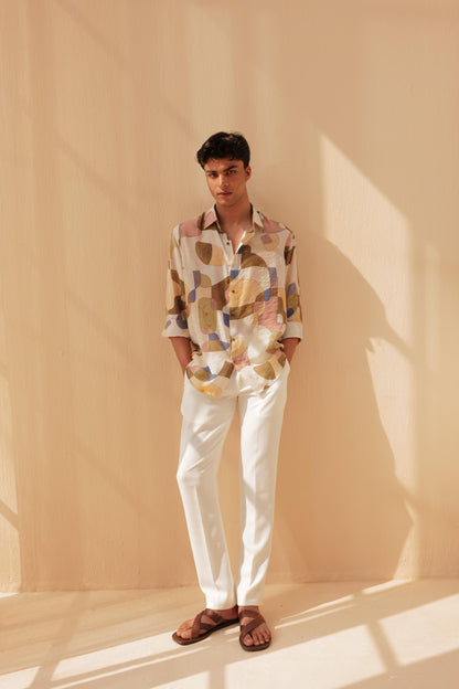 Jacob Shirt With Mateo White Pants