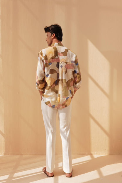 Jacob Shirt With Mateo White Pants