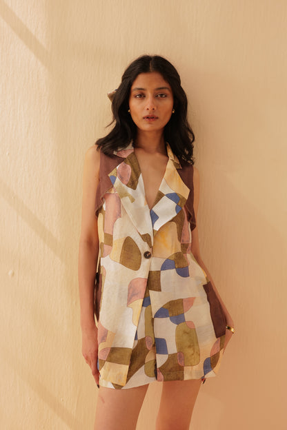 Jacob Brown Blazer Set