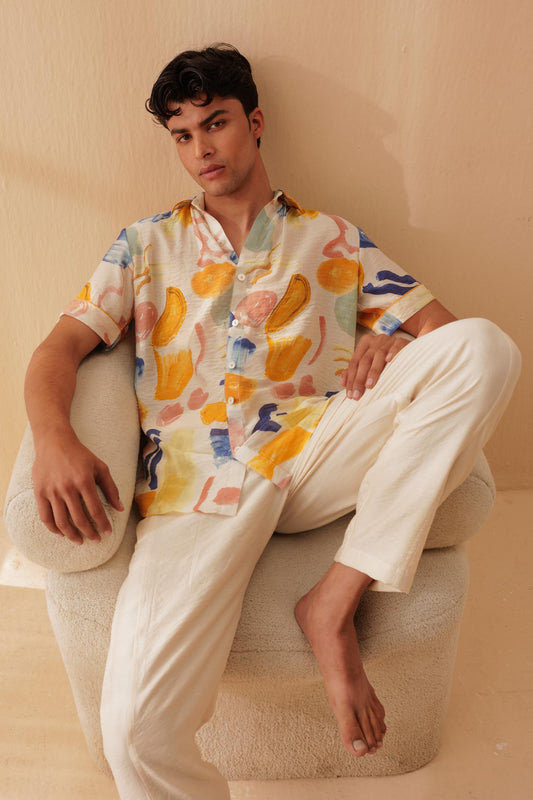 Lance Shirt With Holly Cream Pants