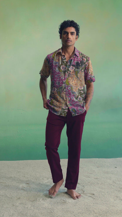 Mulberry Paisley Shirt